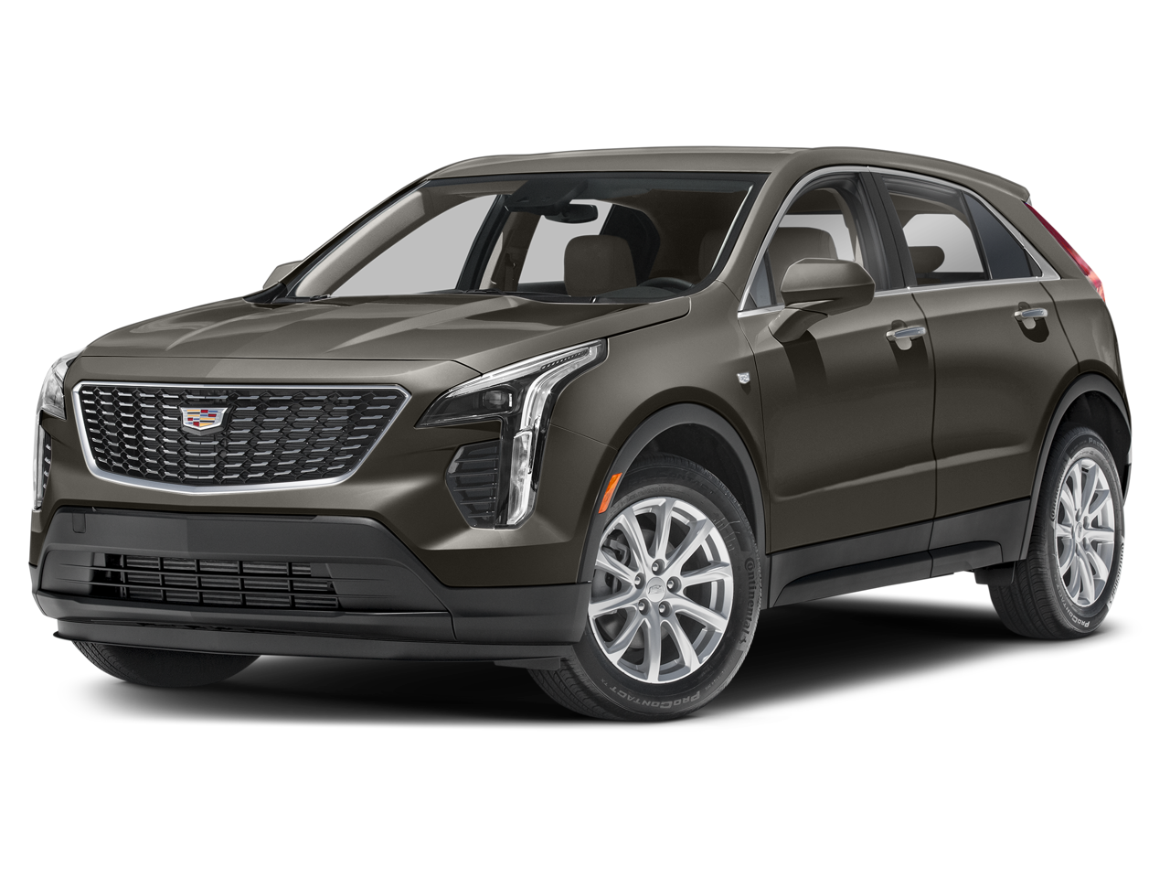 2023 Cadillac XT4 Luxury in Latte Metallic — front three-quarter view