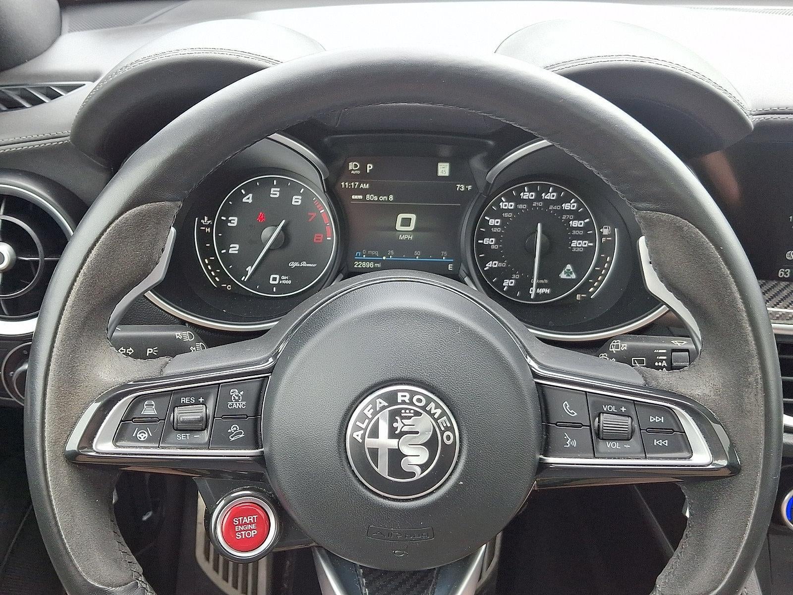 2022 Alfa Romeo Stelvio — rear three-quarter view