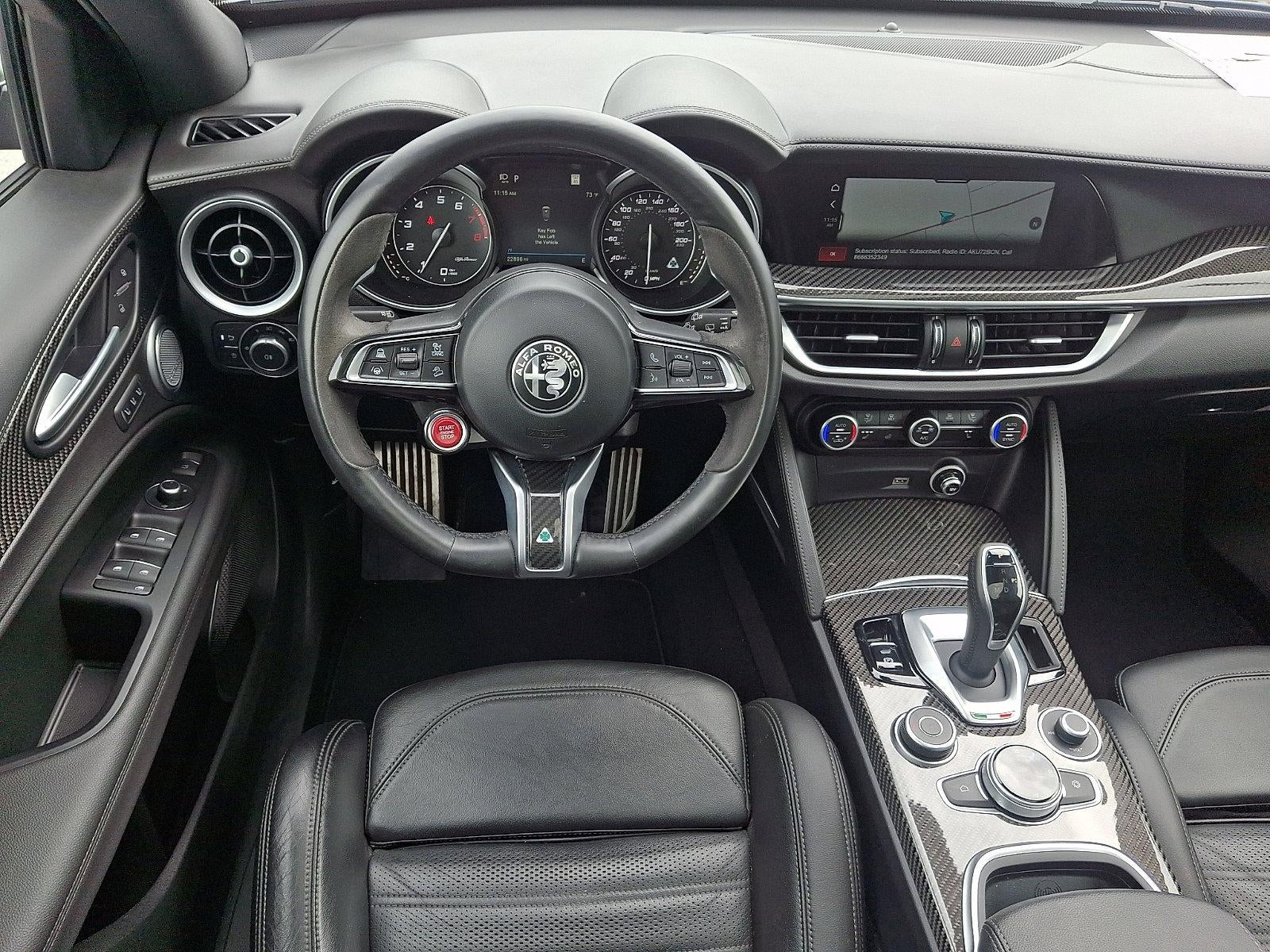 2022 Alfa Romeo Stelvio — interior view