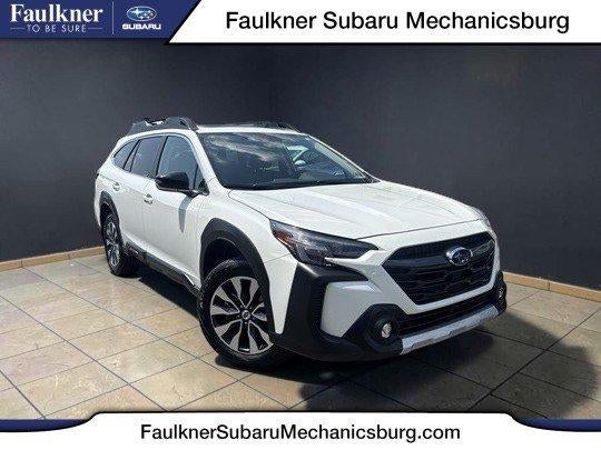 2024 Subaru Outback Limited AWD in Crystal White Pearl — front three-quarter view