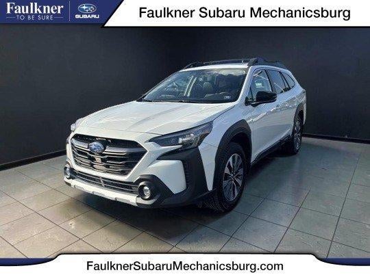 2024 Subaru Outback Limited XT AWD in Crystal White Pearl — front three-quarter view