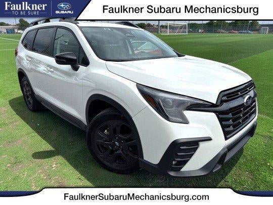 2023 Subaru Ascent Onyx Edition 7-Passenger in Crystal White Pearl — front three-quarter view