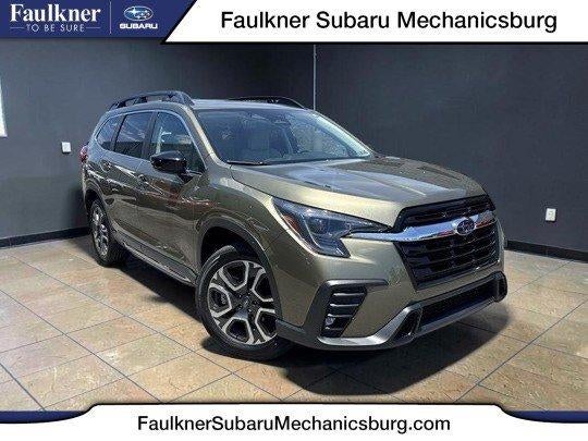 2025 Subaru Ascent Limited 7-Passenger in Autumn Green Metallic — front three-quarter view