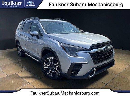 2023 Subaru Ascent Touring 7-Passenger in Ice Silver Metallic — front three-quarter view