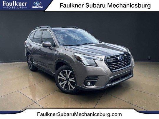 2024 Subaru Forester Limited AWD in Brilliant Bronze Metallic — front three-quarter view