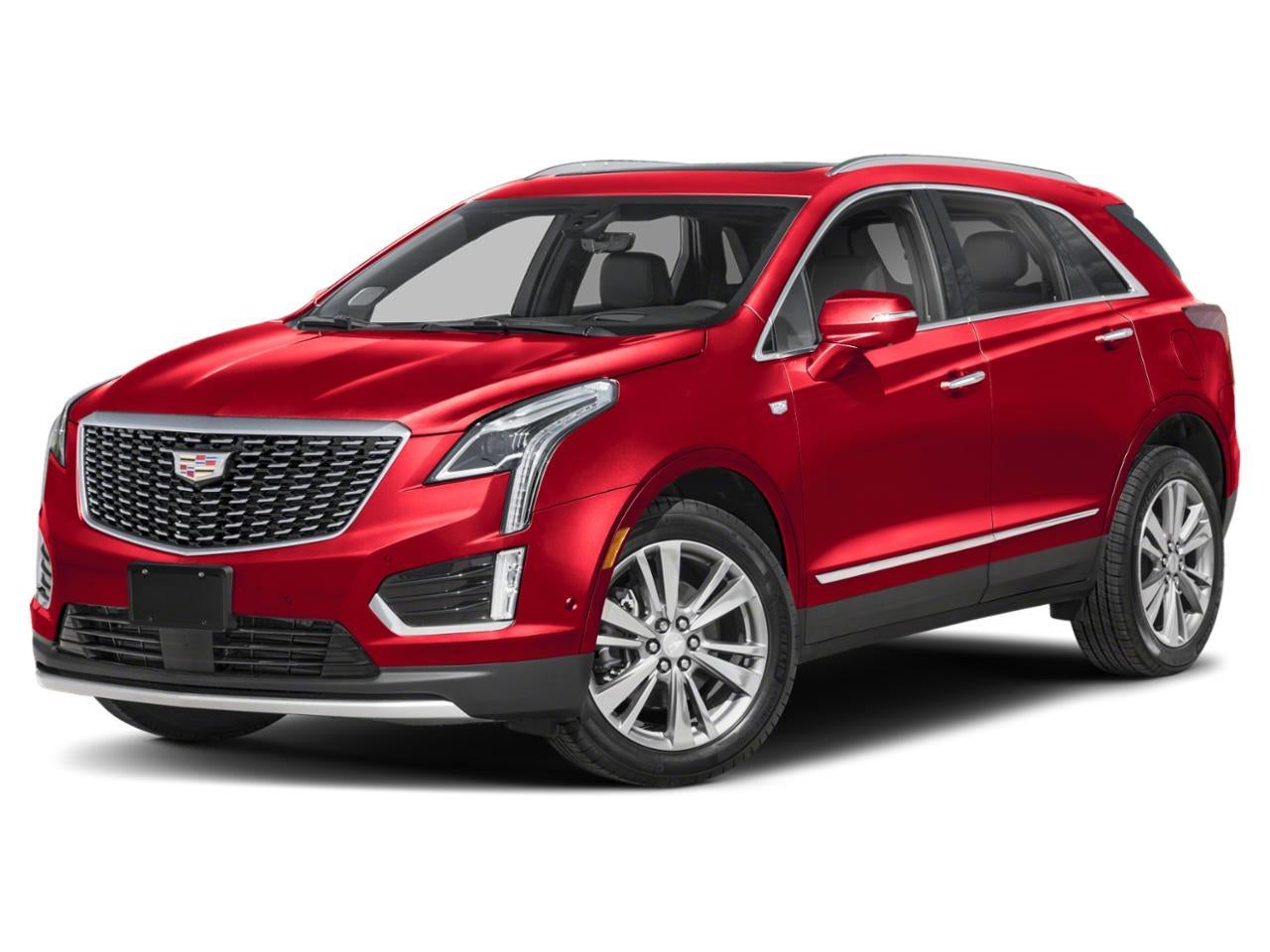 2023 Cadillac XT5 AWD 4dr Premium Luxury in Radiant Red Tintcoat — front three-quarter view
