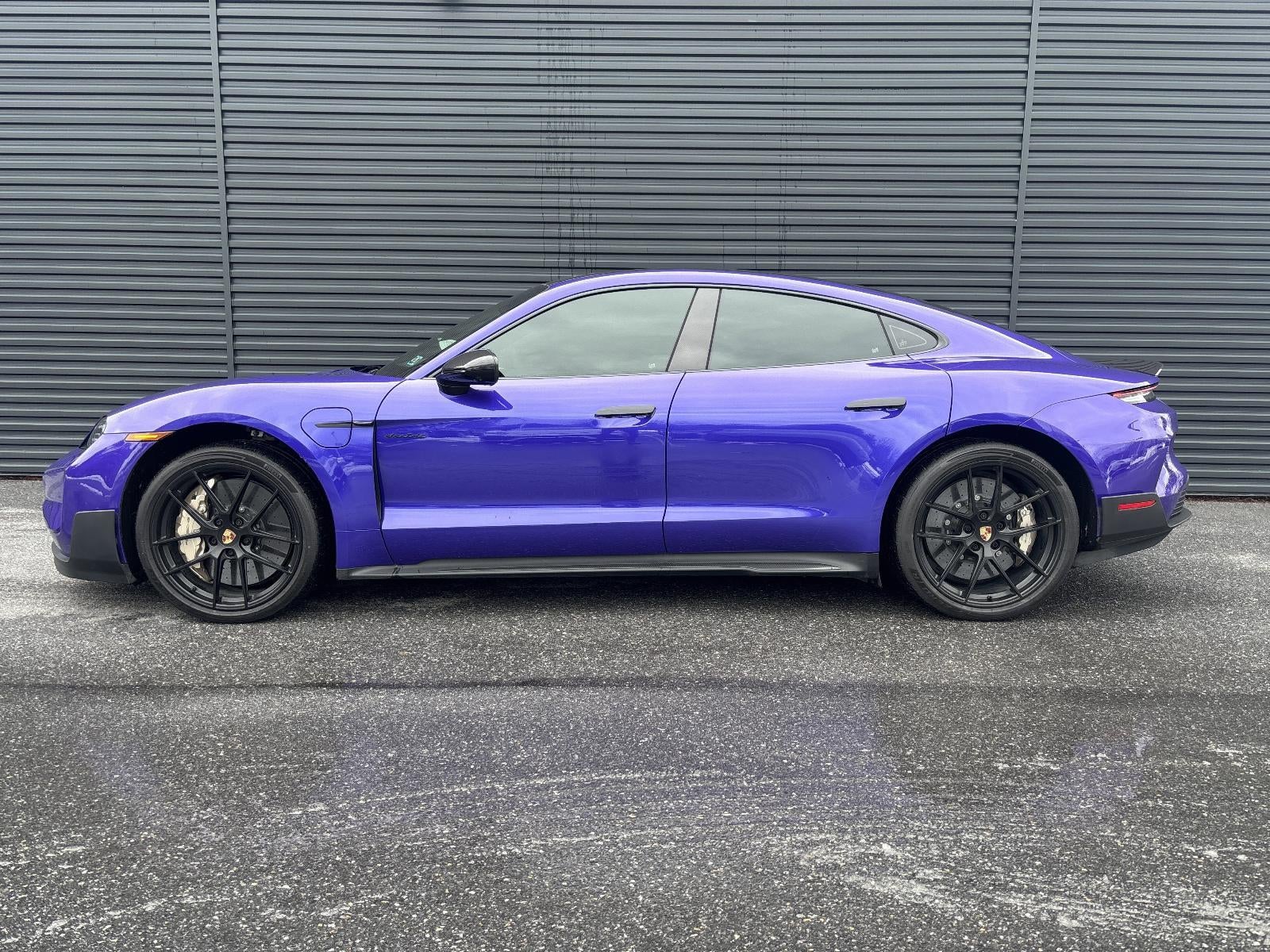 2025 Porsche Taycan — side profile view