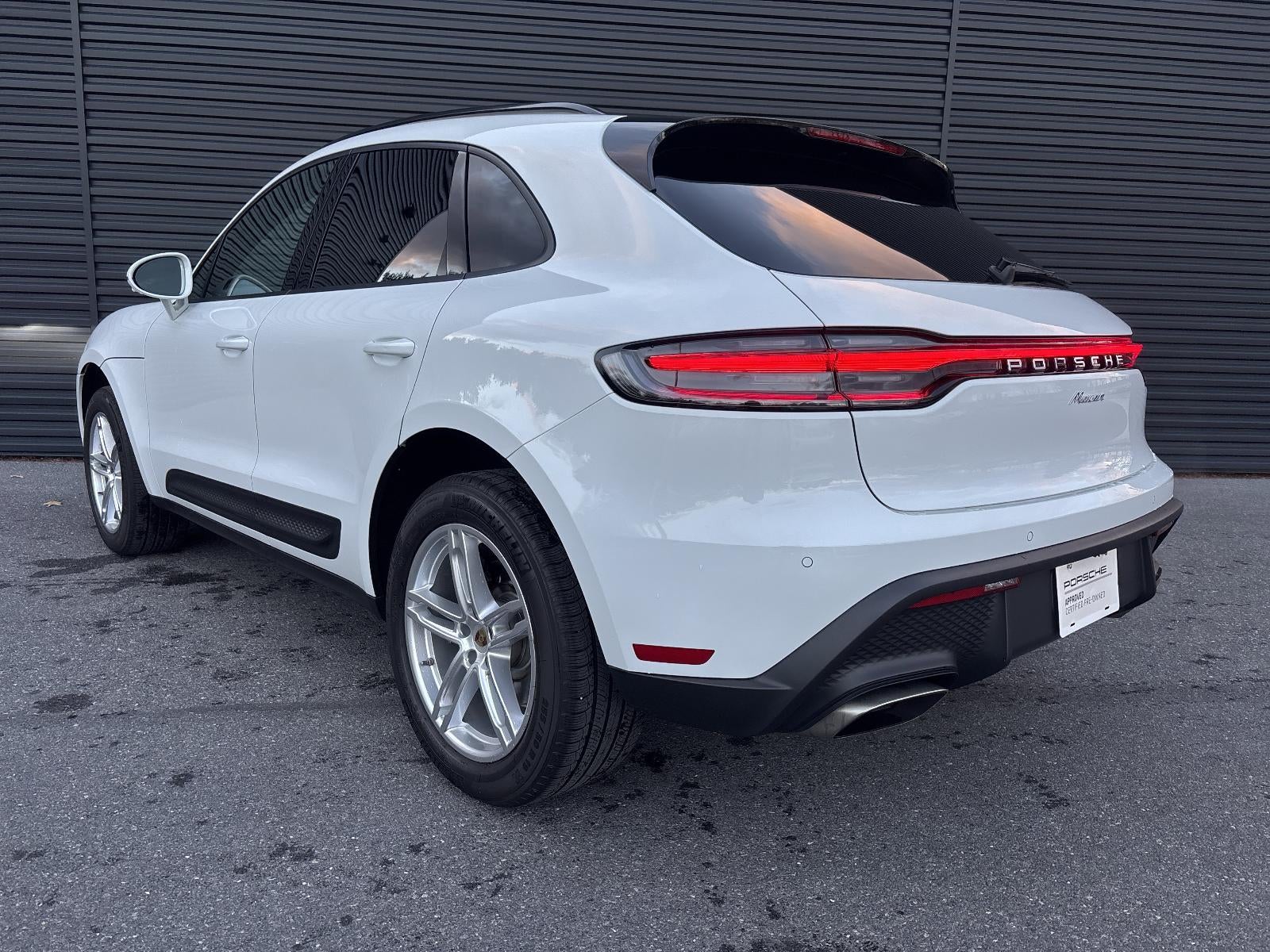 2025 Porsche Macan — rear three-quarter view