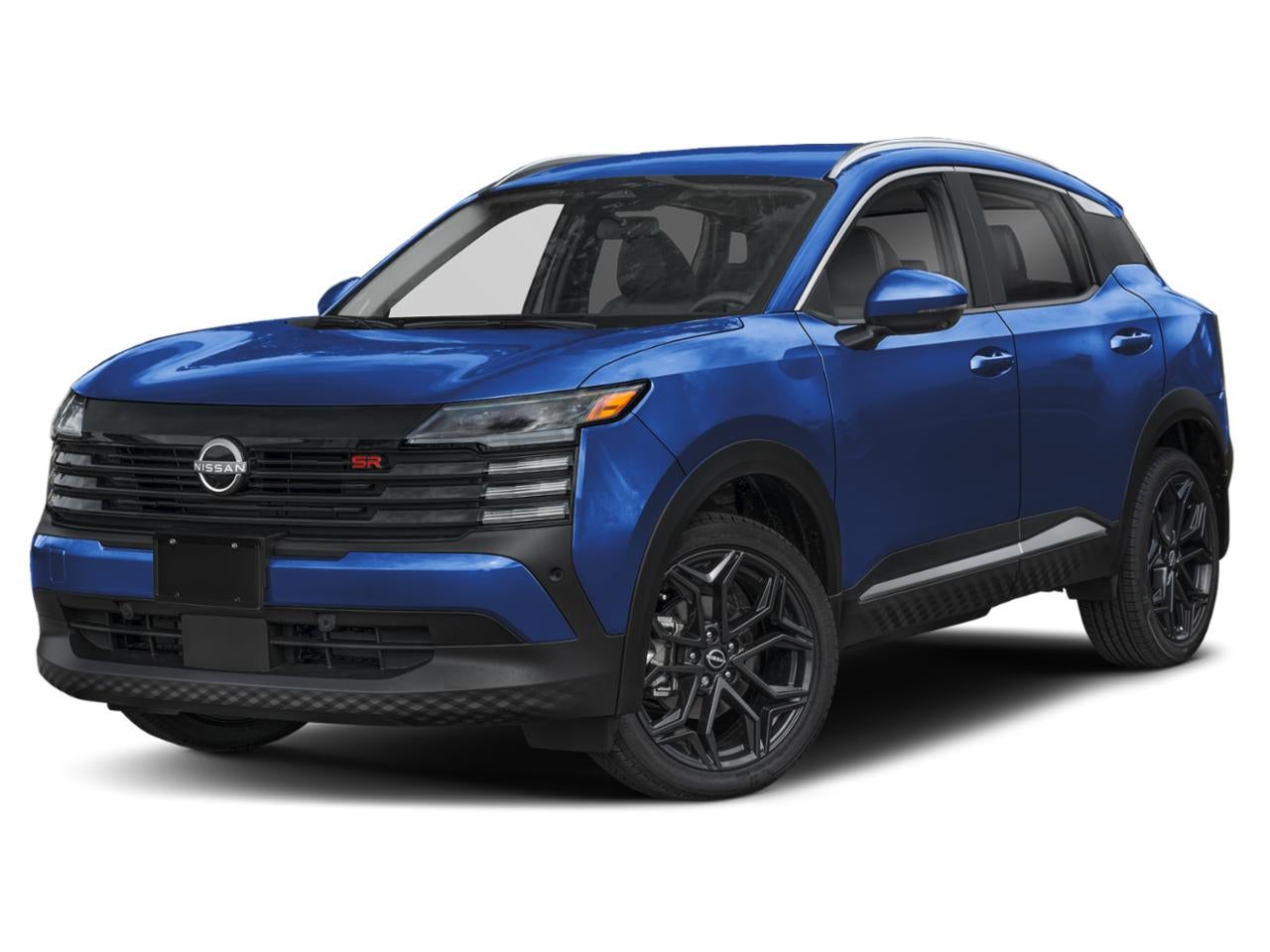2026 Nissan Kicks SR AWD in Deep Blue Pearl — front three-quarter view