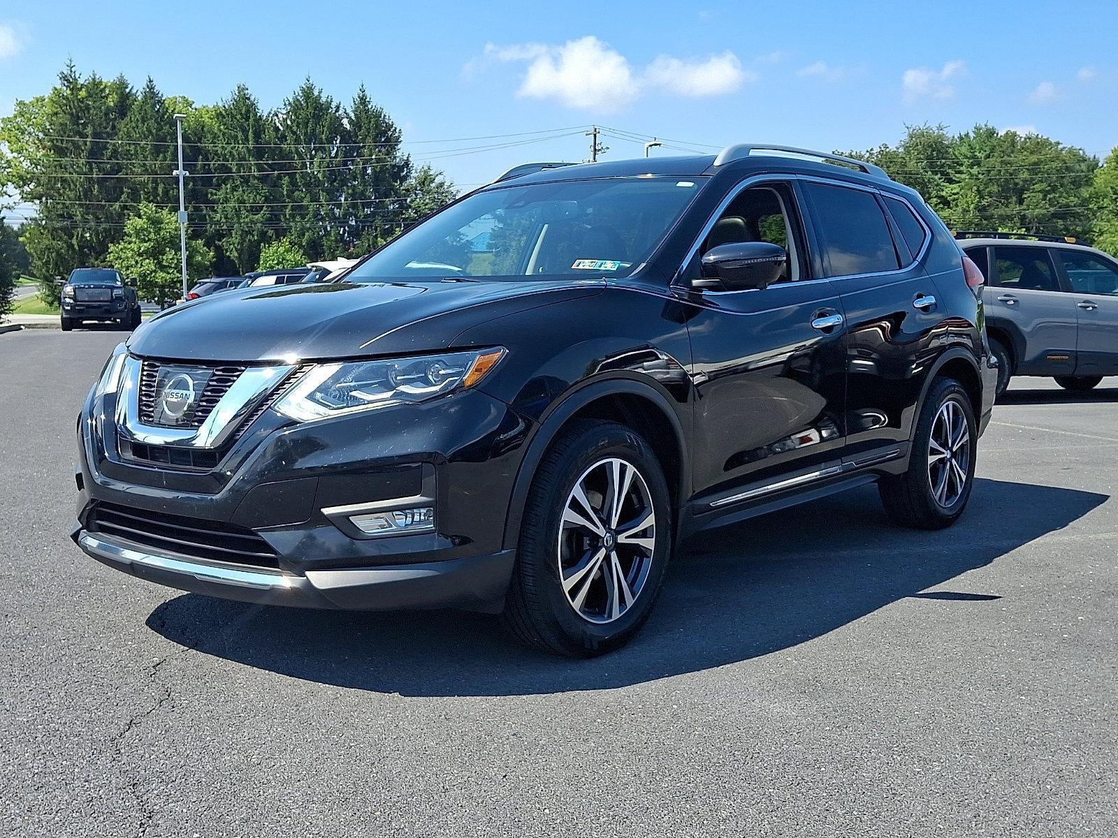 2017 Nissan Rogue — rear three-quarter view